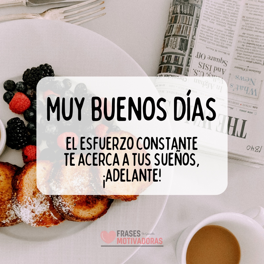 Frases Motivadoras De Buenos Días Positivas E Inspiradoras